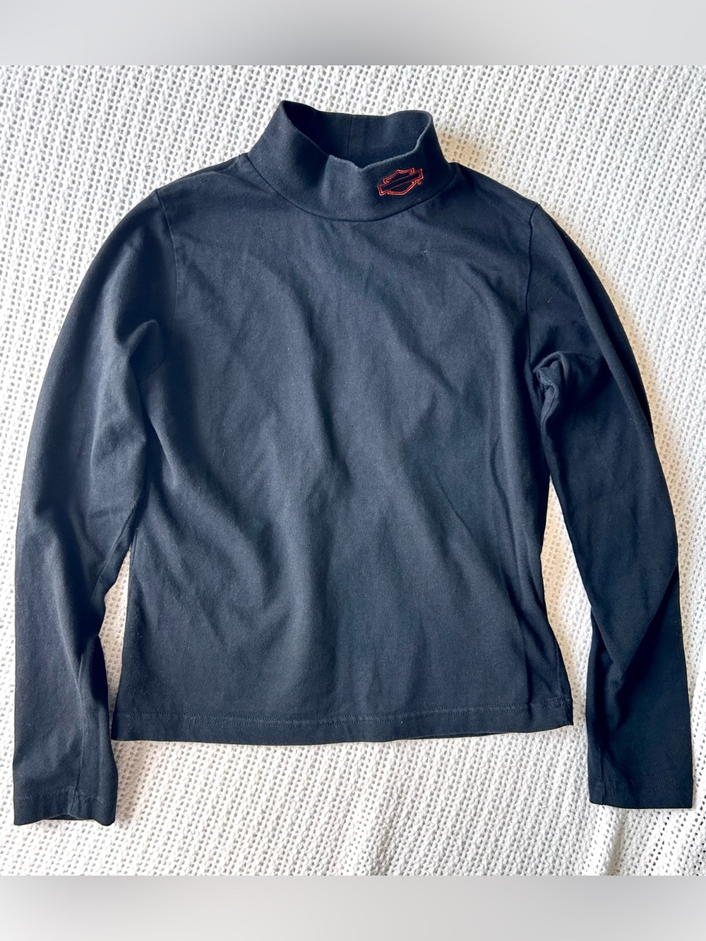 Harley Davidson mock neck t shirt